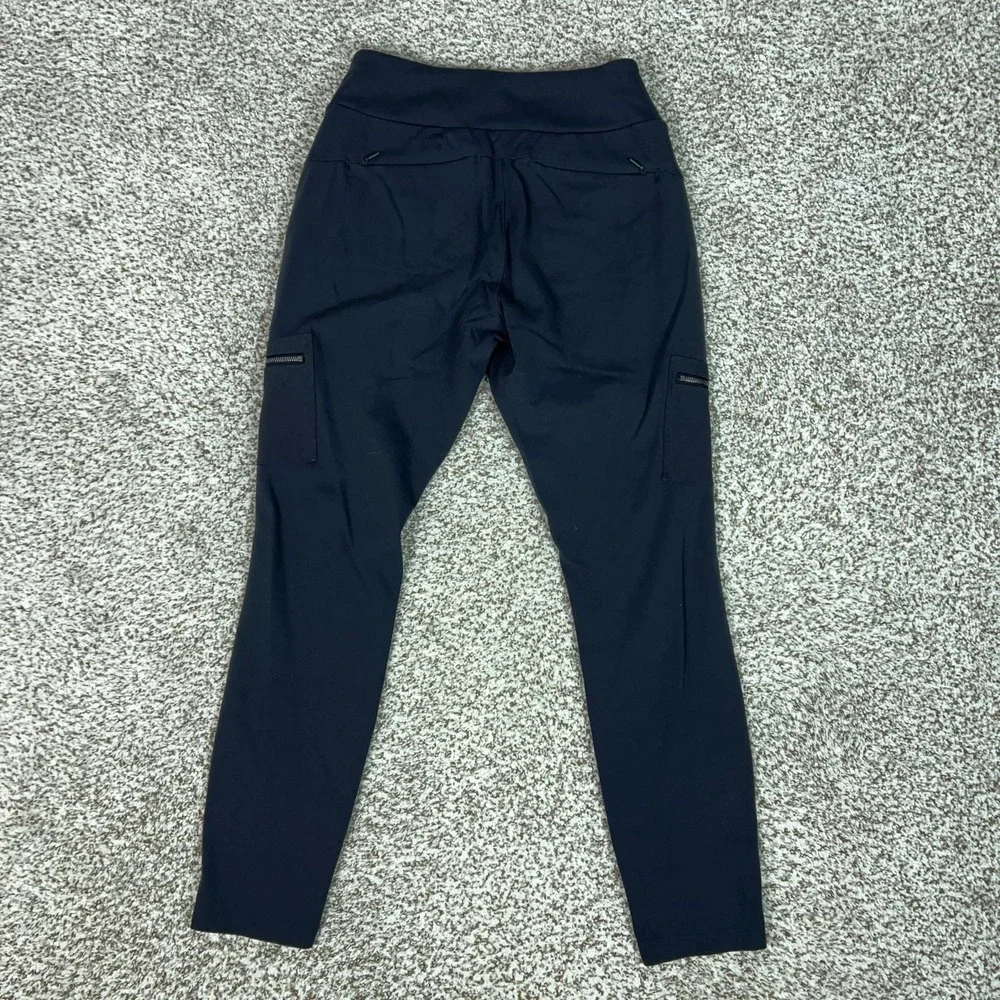 Athleta Pants Womens 8 Blue Headlands Hybrid Cargo Leggings Hiking Travel Gym